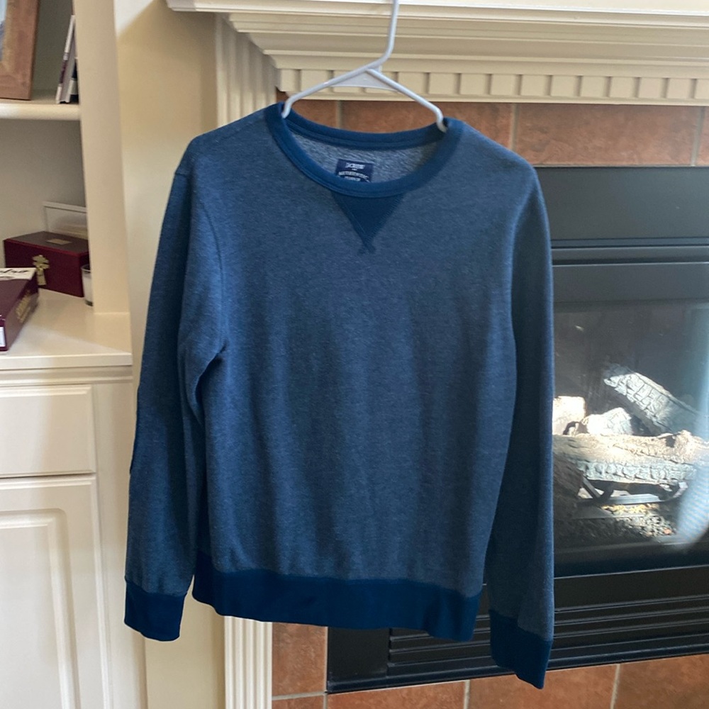 Men’s blue J Crew sweatshirt